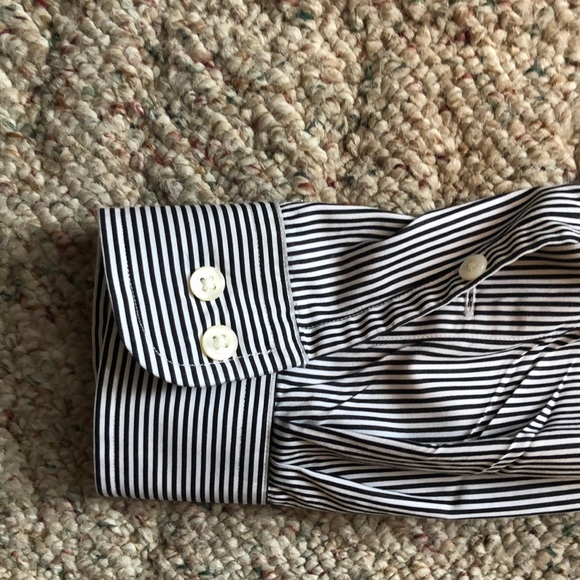 Ralph Lauren Black & White Pin stripe button down - Picture 4 of 9